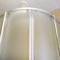 Душевой уголок GuteWetter Practic Round GK-401 90 см стекло матовое, профиль матовый хром
