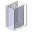 Душевой уголок GuteWetter Slide Rectan GK-863A правая 160x80 см стекло бесцветное, профиль хром
