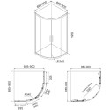 Душевой уголок IDDIS Zodiac ZOD6CR9i23 90х90