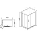Душевой уголок RGW Classic CL-42 80x120x185