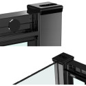 Душевой уголок RGW Classic CL-44-B (785-800)x(1185-1200)x1850, профиль черный
