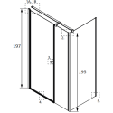 Душевой уголок Radaway Eos KDS 120x80 L