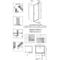 Душевой уголок Radaway Nes KDJ II 110x100 R