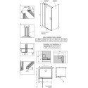 Душевой уголок Radaway Nes KDJ II 120x70 L