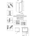 Душевой уголок Radaway Nes KDJ II 90x90 R