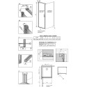 Душевой уголок Radaway Nes KDJ I 100x80 L