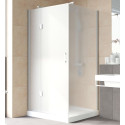 Душевой уголок Vegas Glass AFP-Fis Lux 120*90 07 10 L профиль матовый хром, стекло сатин
