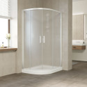 Душевой уголок Vegas Glass ZS-F 110*90 01 10 профиль белый, стекло сатин