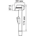Гигиенический душ Wasserkraft A043 с фиксатором