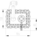 Гигиенический душ Zorg A 116 BD BR со смесителем, С ВНУТРЕННЕЙ ЧАСТЬЮ