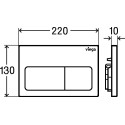 Кнопка смыва Viega Prevista 8601.2 альпийский белый