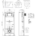 Комплект AM.PM Like IS49051.801700 с сиденьем микролифт