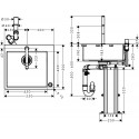 Комплект Hansgrohe C71-F450-06 43201800