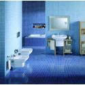 Комплект  Система инсталляции для унитазов Roca DUPLO WC 890090020 + Кнопка смыва Roca PL1 Dual хром + Крышка-сиденье Roca Dama Senso ZRU9302820 c мик