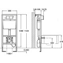 Комплект  Система инсталляции для унитазов Roca DUPLO WC 890090020 + Кнопка смыва Roca PL1 Dual хром + Крышка-сиденье Roca Meridian 8012AC004 с микрол