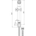 Комплект  Унитаз-компакт Cersanit Parva new clean on с микролифтом + Гигиенический душ D&K Paulinus Rhein DA1464501 со смесителем, С ВНУТРЕННЕЙ ЧАСТЬЮ