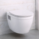 Комплект  Унитаз подвесной BelBagno Loto BB070CHR с крышкой + Система инсталляции Ideal Standard Prosys Frame + Кнопка смыва Ideal Standard Oleas R0121AA хром