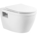 Комплект  Унитаз подвесной BelBagno Loto BB070CHR с крышкой + Система инсталляции Ideal Standard Prosys Frame + Кнопка смыва Ideal Standard Oleas R0121AA хром