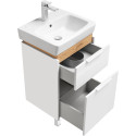 Комплект  Унитаз подвесной STWORKI Стокгольм Clean On DPL EO slim 63428 безободковый + Мебель для ванной STWORKI Дублин 50