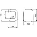 Комплект Система инсталляции AlcaPlast + Чаша для унитаза подвесного VitrA Shift + Крышка-сиденье VitrA Shift с микролифтом + кнопка смыва