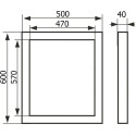 Люк настенный Evecs Ceramo D5060 50x60