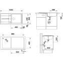 Мойка кухонная Blanco Metra XL 6S 515286 антрацит