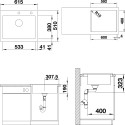 Мойка кухонная Blanco Palona 6 черная