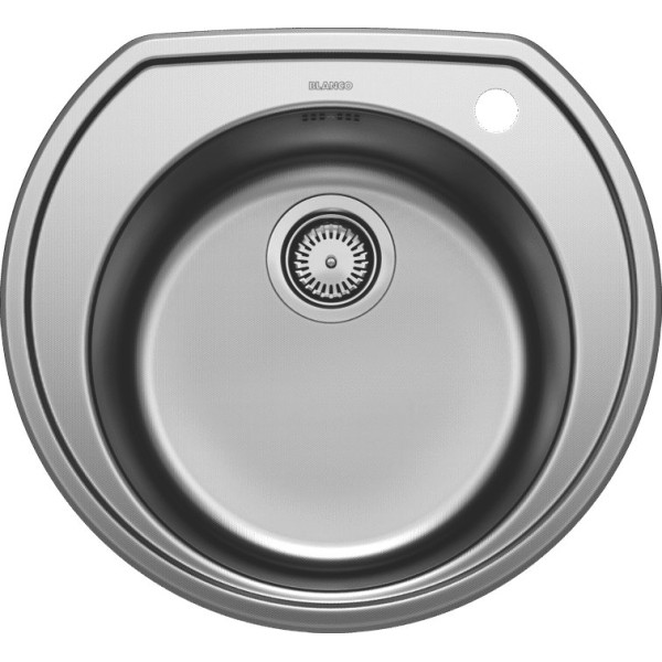 Мойка кухонная Blanco Rondoval 513314 сталь декор
