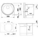 Мойка кухонная Blanco Rondoval 513314 сталь декор