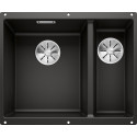 Мойка кухонная Blanco Subline 340/160-U черная, левая