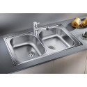 Мойка кухонная Blanco Tipo 8 Compact сталь матовая