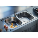 Мойка кухонная Blanco Tipo 8 Compact сталь матовая