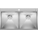 Мойка кухонная Blanco Zerox 400/400-IF/А клапан-автомат