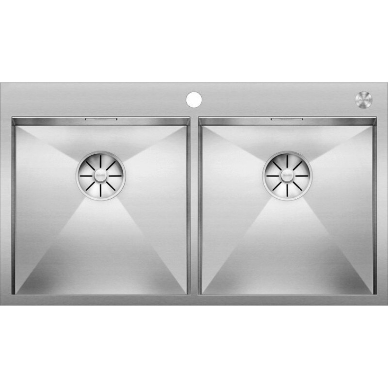 Мойка кухонная Blanco Zerox 400/400-IF/А клапан-автомат