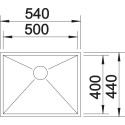 Мойка кухонная Blanco Zerox 500-IF