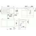 Мойка кухонная Blanco Zia 6S 514748 антрацит