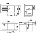 Мойка кухонная Blanco Zia XL 6S 517568 антрацит