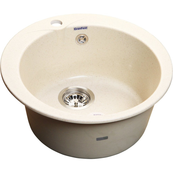 Мойка кухонная GranFest Rondo GF-R480 белый