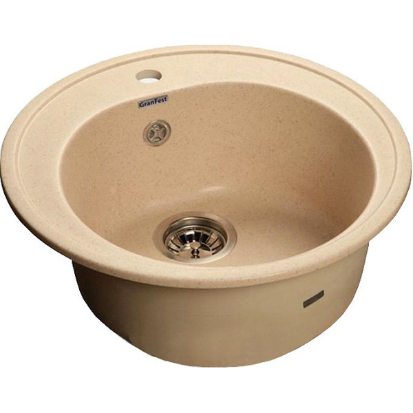 Мойка кухонная GranFest Rondo GF-R510 бежевый