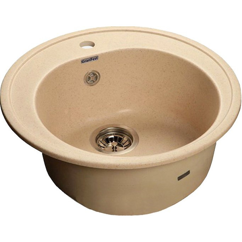 Мойка кухонная GranFest Rondo GF-R510 бежевый