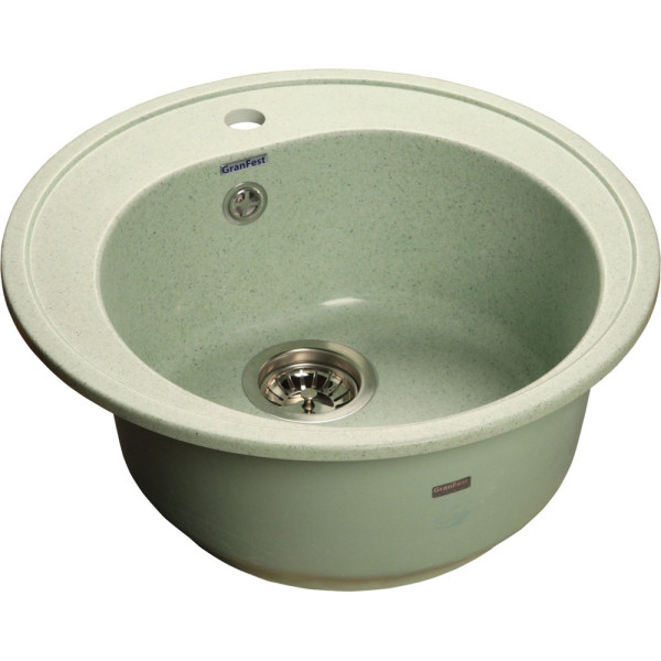 Мойка кухонная GranFest Rondo GF-R510 салатовая