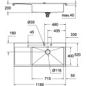 Мойка кухонная Grohe K1000 31582SD0
