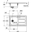 Мойка кухонная Grohe K400+ 31568SD0