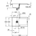 Мойка кухонная Grohe K500 31644AT0