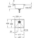 Мойка кухонная Grohe K700U 31653AP0