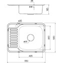 Мойка кухонная IDDIS Basic BAS65PRi77