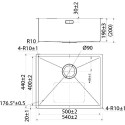Мойка кухонная IDDIS Edifice EDI54S0i77