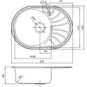 Мойка кухонная IDDIS Suno SUN65SLi77
