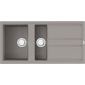 Мойка кухонная Omoikiri Kitagawa 100-2-GR leningrad grey