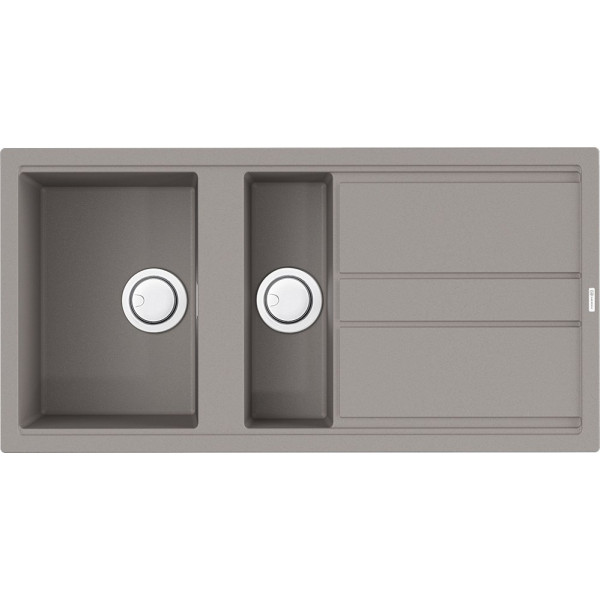 Мойка кухонная Omoikiri Kitagawa 100-2-GR leningrad grey